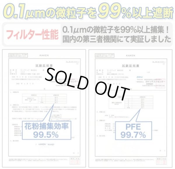 画像7: PM2.5対応 3層フィルター 販促マスク 5枚入(ポケット付きPP袋入れ)※チラシなし 1,000セット (7)