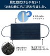 画像4: 紺色マスク 4層不織布マスク 個別包装 男女兼用 20枚パック (4)