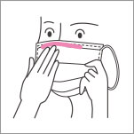 不織布マスクの使い方2
